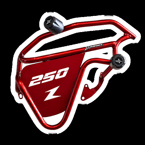 Slider jaula · Rojo sangre para Italika 250Z
